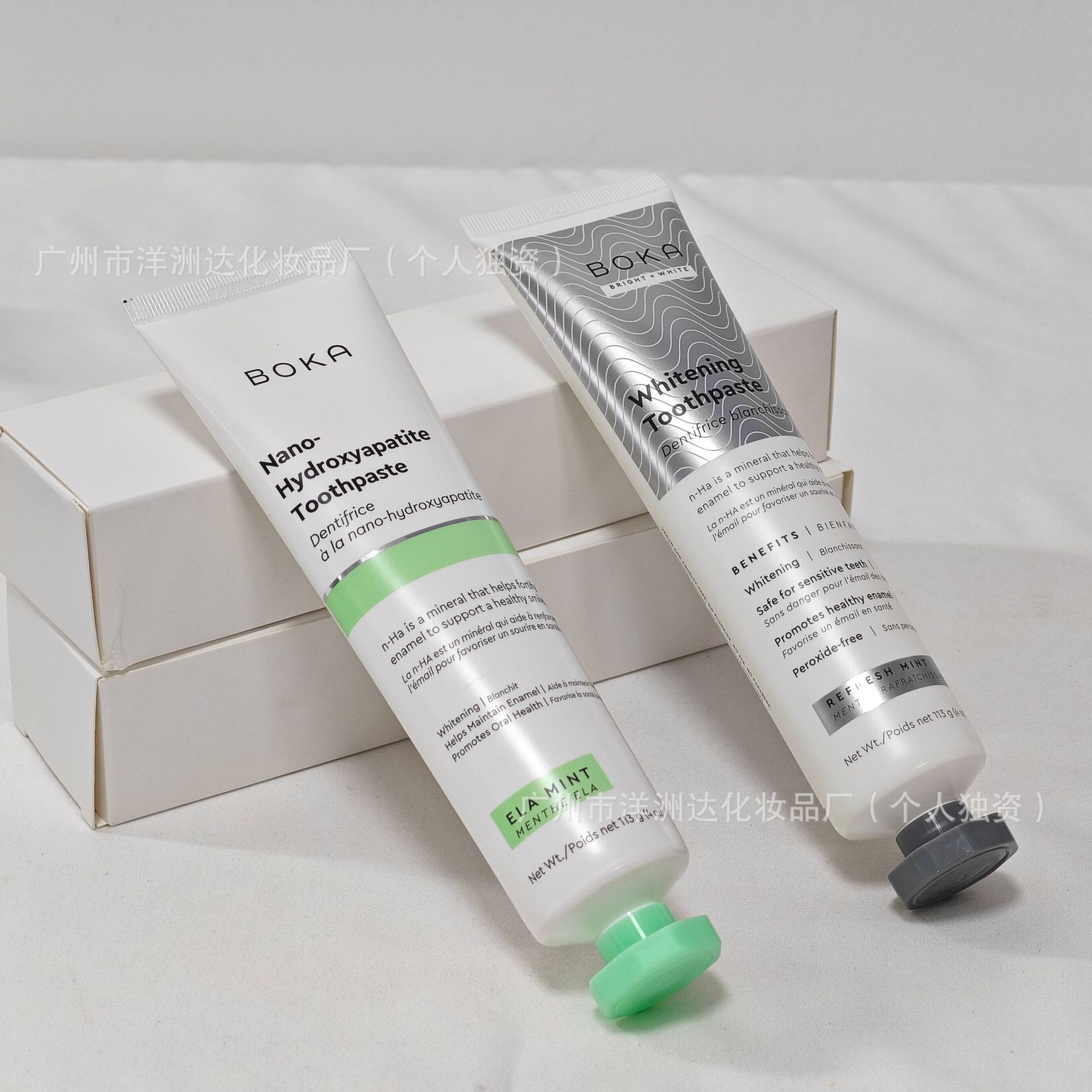 Remineralizing Toothpaste - BOKA Florürsüz Naneli Diş Macunu, Hassas