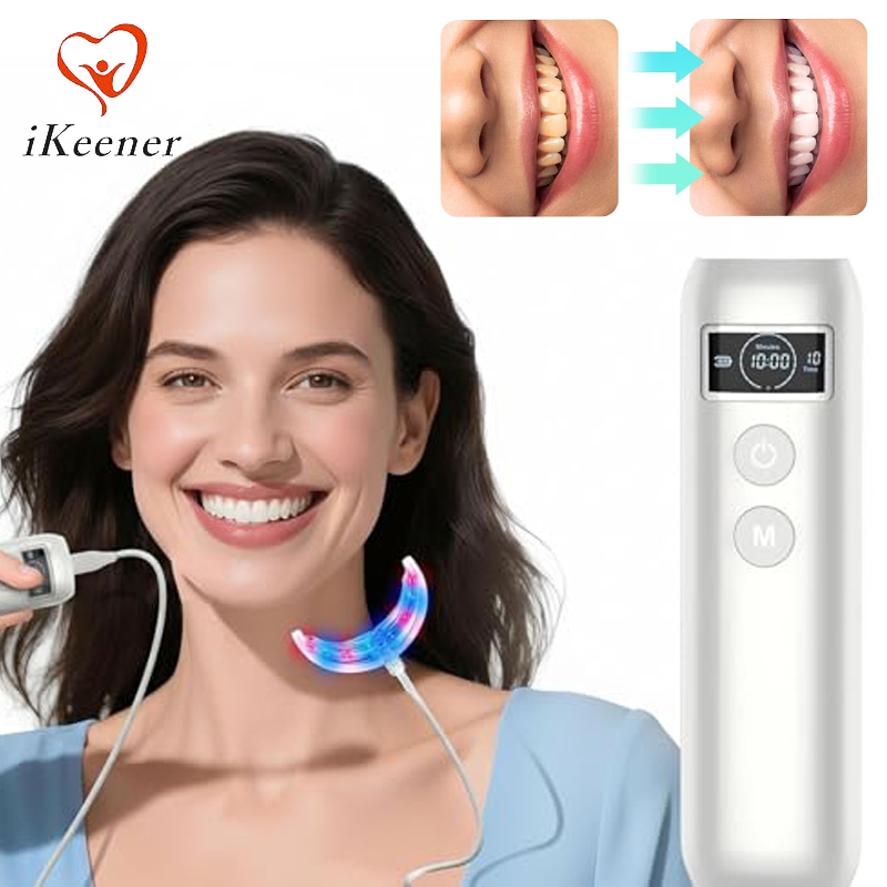 Teeth Whitening With Blue Light - Diş Beyazlatma Hızlandırıcısı 16 LED Kırmızı