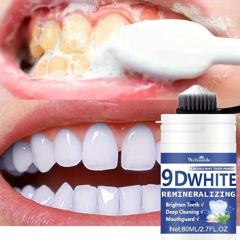 Teeth Whitening Zimba - 9D Beyazlatıcı Hidroksiapatit Diş Tozu, Diş