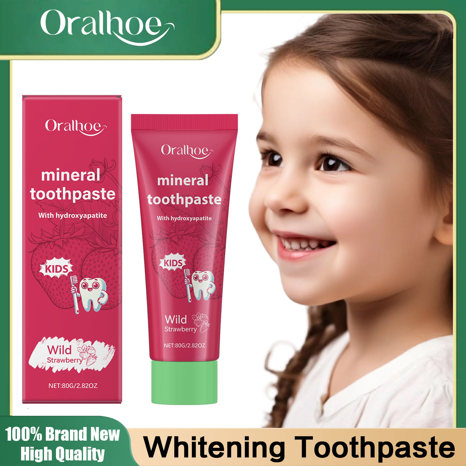 Teeth Whitening Natural - Anti Kavite Diş Macunu Çocuklar Için