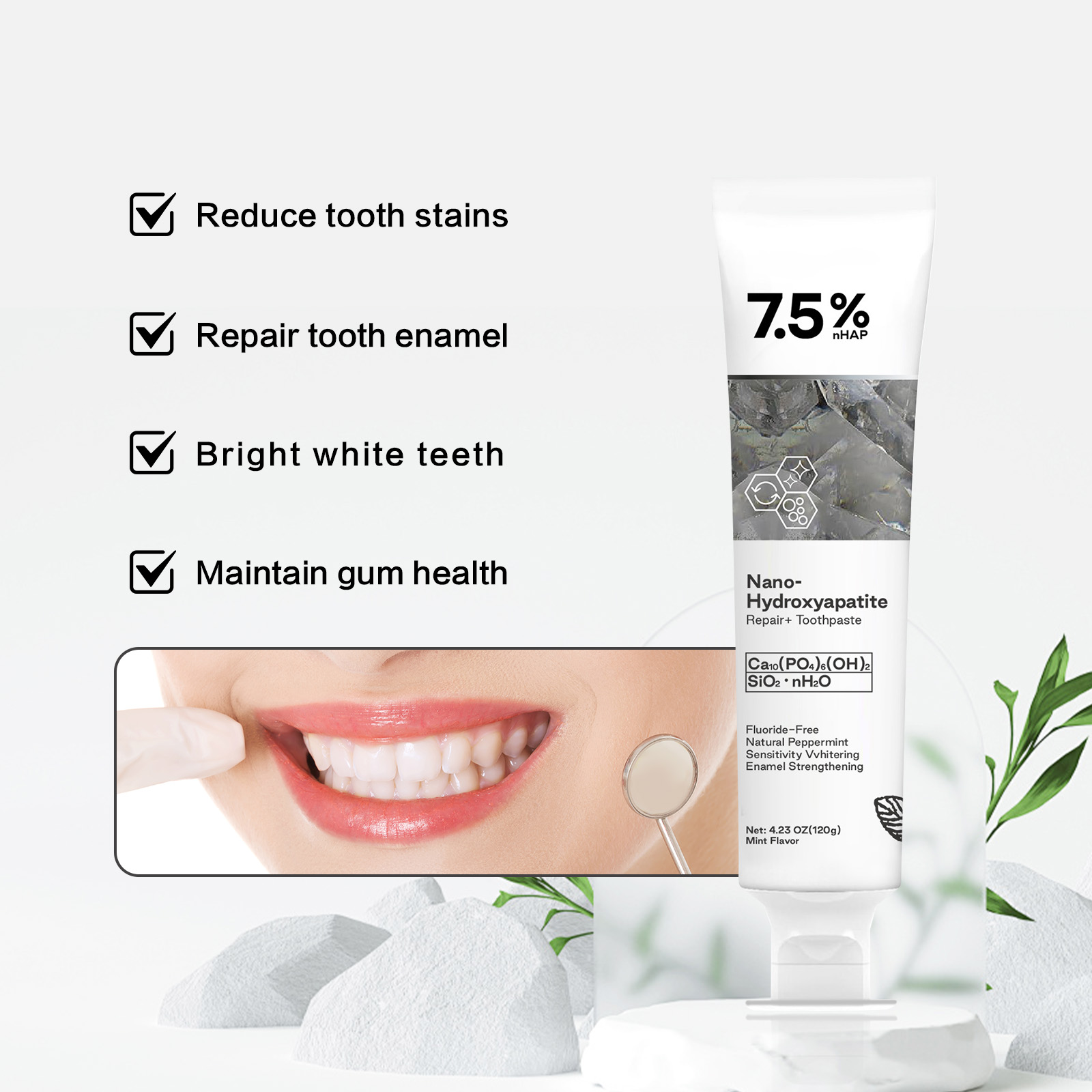 Nano Hidroksiapatit Diş Macunu - Teeth Whitening Gum incelemesi ve fiyatı
