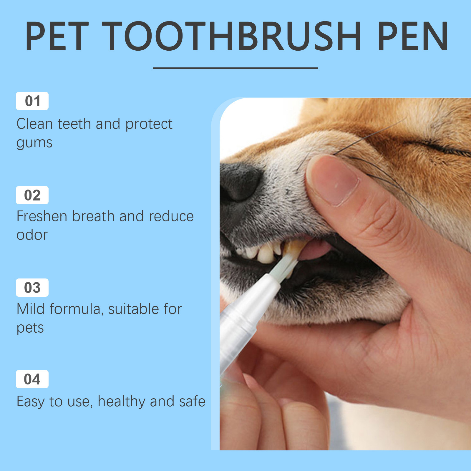 Köpekler ve kediler için ağız  - Teeth Whitening Pens incelemesi ve fiyatı